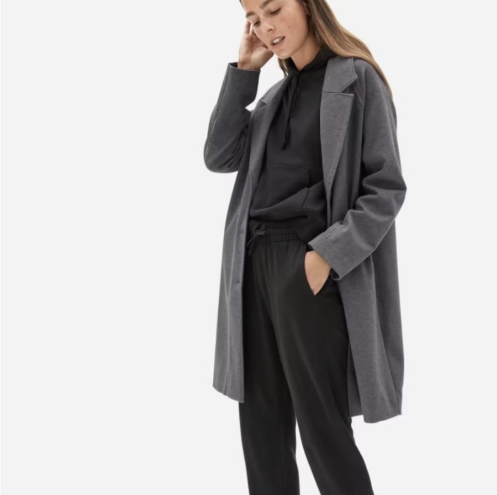 Everlane Dream Coat, Gray, XS